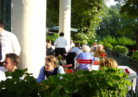 Restaurant Lusthaus Terrasse Gastgarten Schanigarten Wien Prater