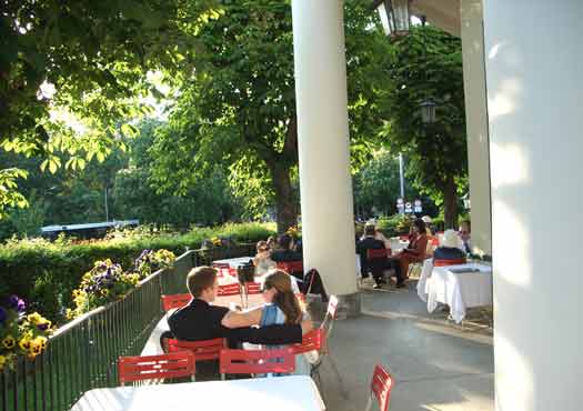 Restaurant Lusthaus Terrasse Gastgarten Schanigarten Wien Prater