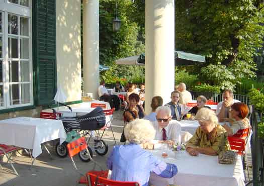 Restaurant Lusthaus Terrasse Gastgarten Schanigarten Wien Prater