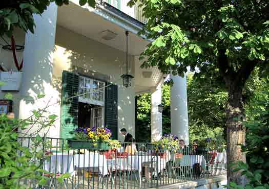 Restaurant Lusthaus Terrasse Gastgarten Schanigarten Wien Prater